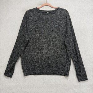 Athleta Sweatshirt Womens XS Gray Stretch Knit Crewneck Pullover Cozy Top